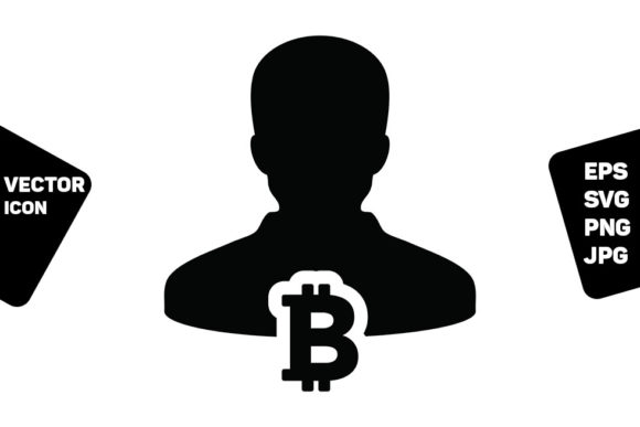 Banking Icon Vector Bitcoin Blockchain for Modern Brand Graphics
