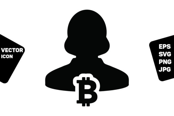 Blockchain Icon Vector for Bitcoin: A Versatile Graphic Design Asset