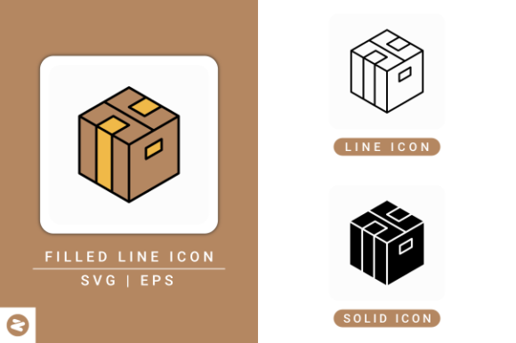 Box Icons Set: A Versatile Graphic Design Asset for Modern Branding