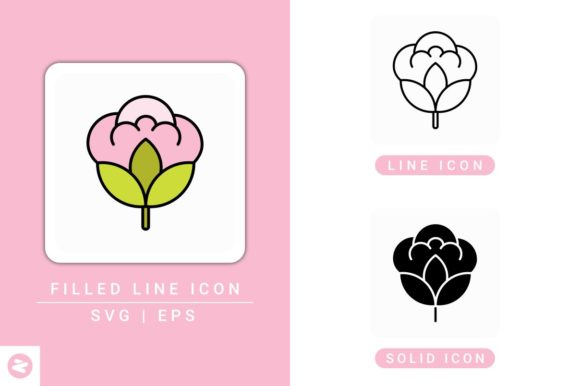 Cotton Ball Icons Set: A Versatile Graphic Design Asset for Crafters