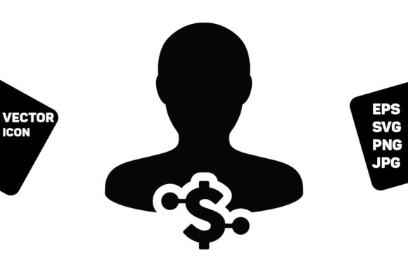 Digital Money Icon Vector Dollar Symbol: A Practical Graphic Design Asset for Sellers