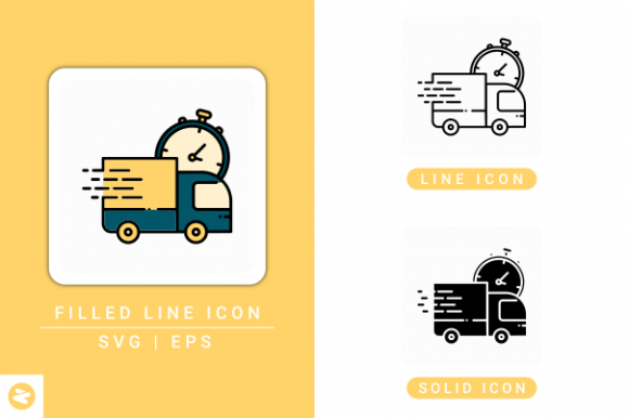 Fast Delivery Icons Set: A Brand Designer’s Take on Modern Graphics for Local Businesses