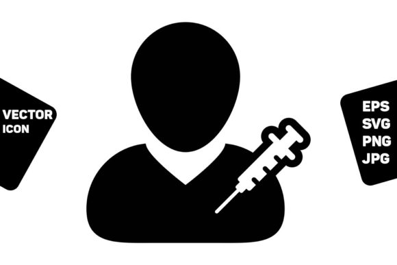 First Aid Icon Vector Vaccine Syringe – A Practical Graphic Design Asset for Medical Branding