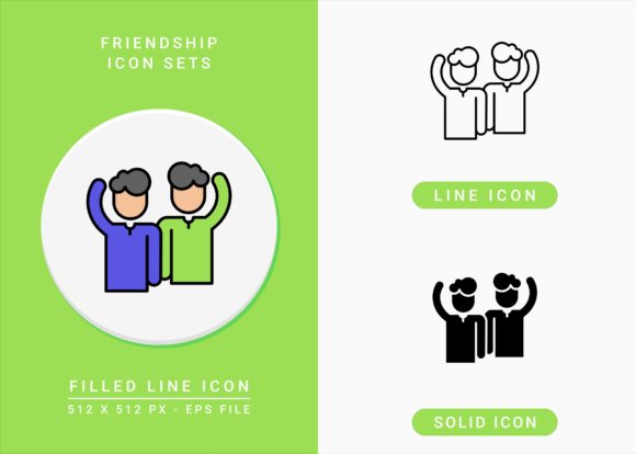 Friendship Icons Set: A Designer’s Honest Take