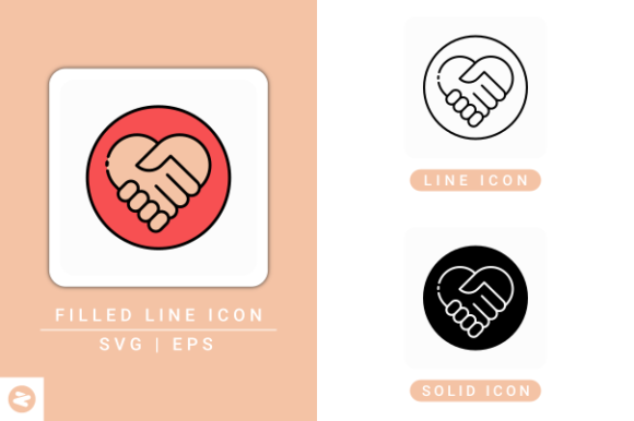 Humanitarian Icons Set: A Strong Graphic Design Asset for Modern Branding