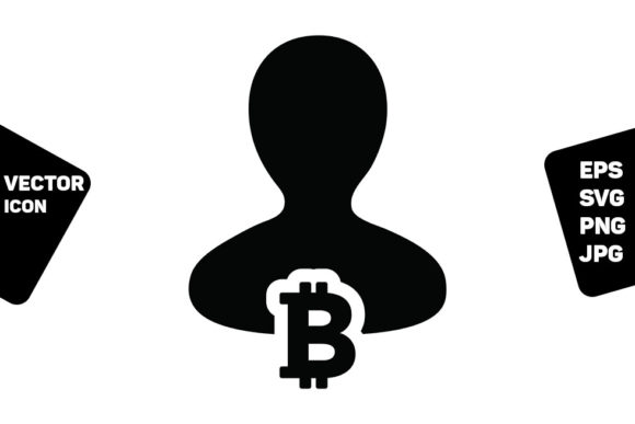 Investment Icon Vector Bitcoin Symbol Review for Embroidery Projects
