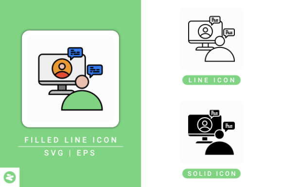 Virtual Call Icons Set: A Designer’s Practical Take for Embroidery Projects